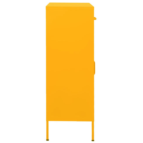 Lady Jillian -  Storage Cabinet Mustard Yellow 80x35x101,5 cm Steel - Model 3